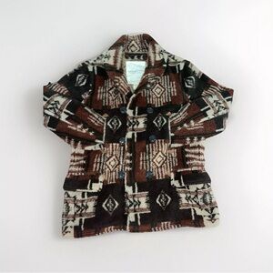 Western Aztec Pattern Denim And Supply By Ralph Lauren Jacket RRL Style Large